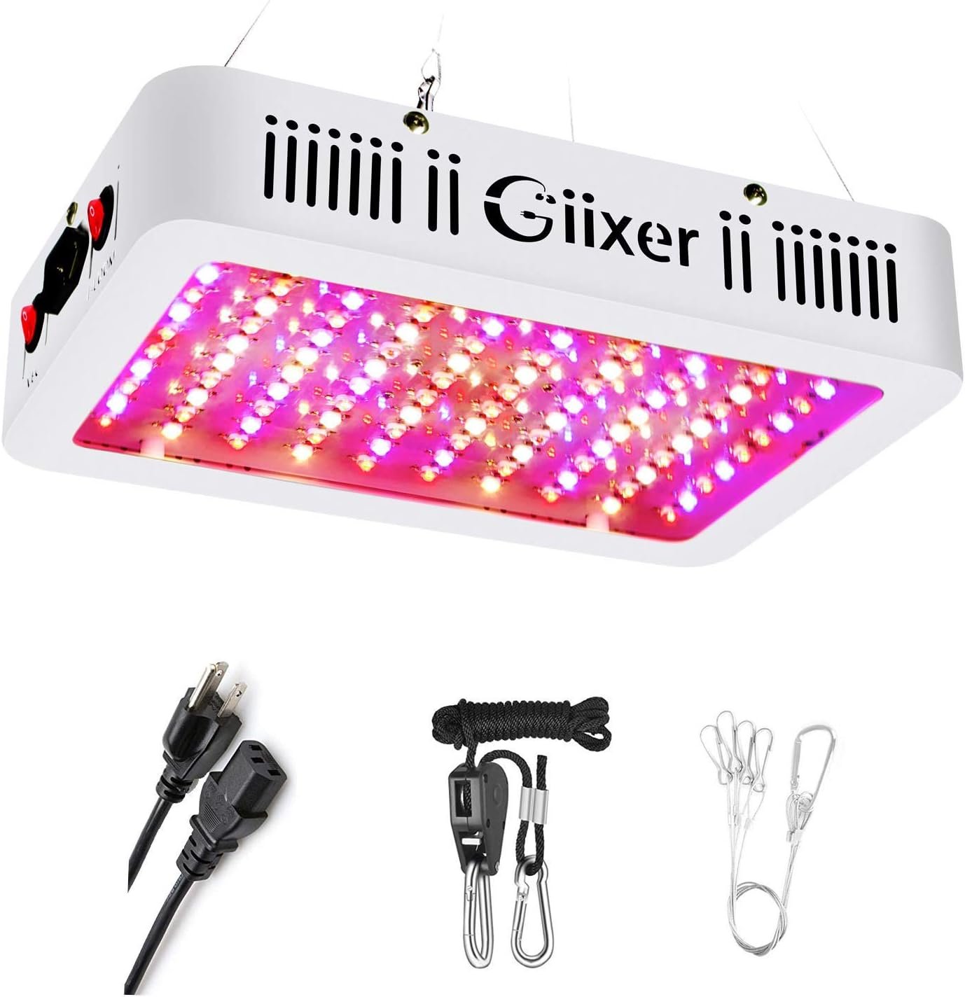 Giixer 1000W LED Grow Light,Dimmable Full Spectrum LED Grow Light Hydroponic Indoor Plants Veg and Flower