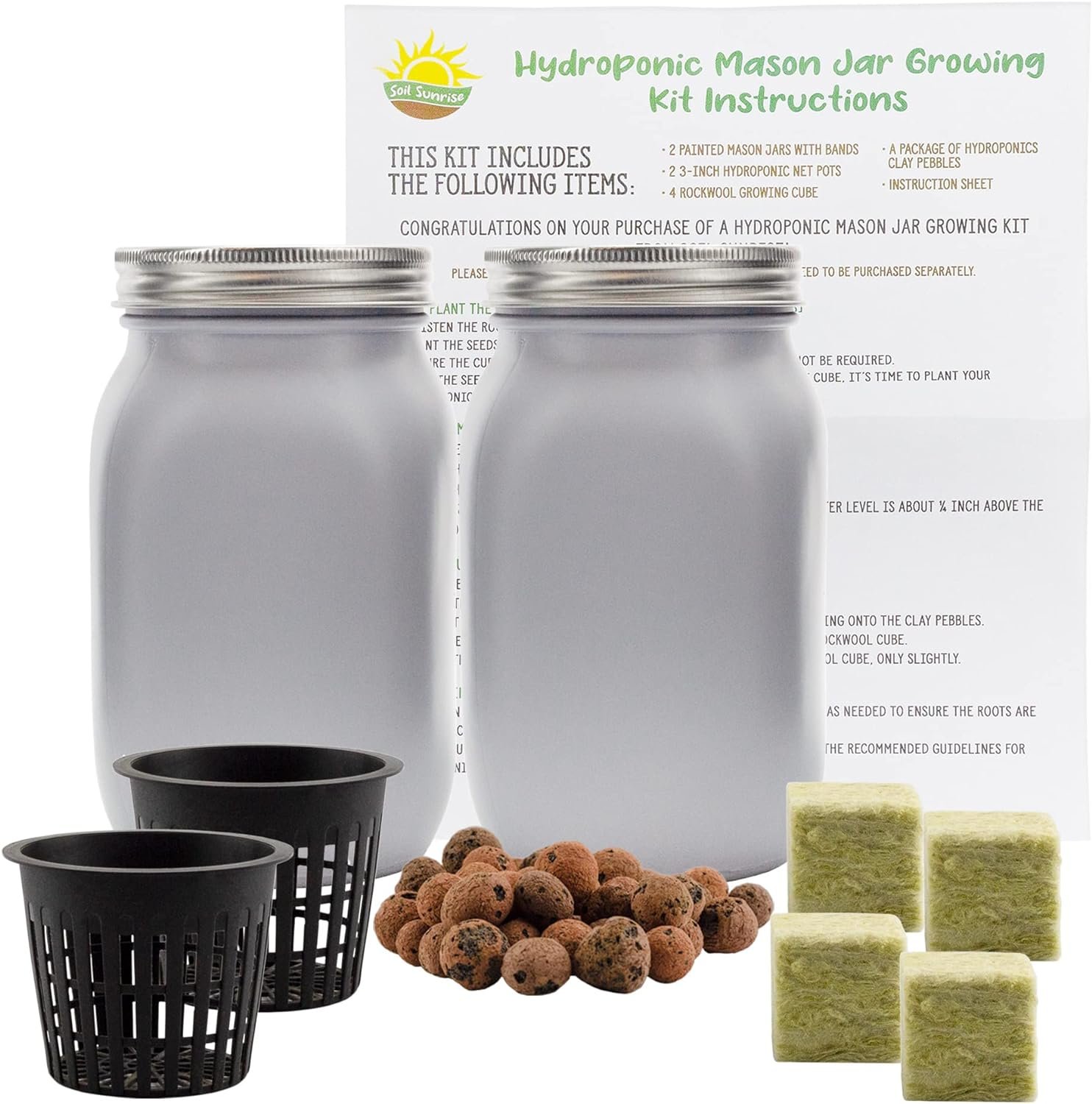 hydroponic mason jar starter kit review