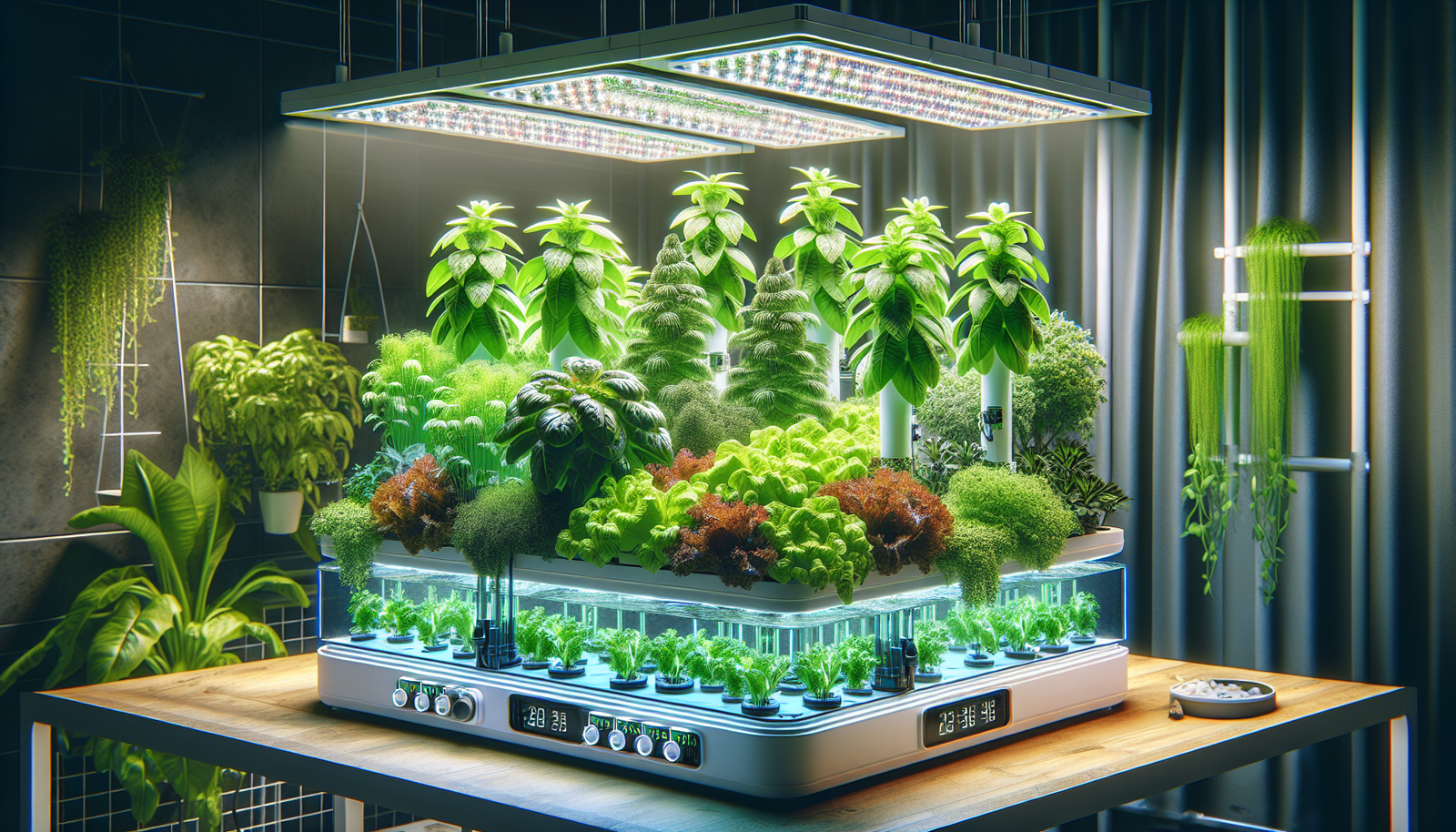 indoor garden hydroponics growing system review