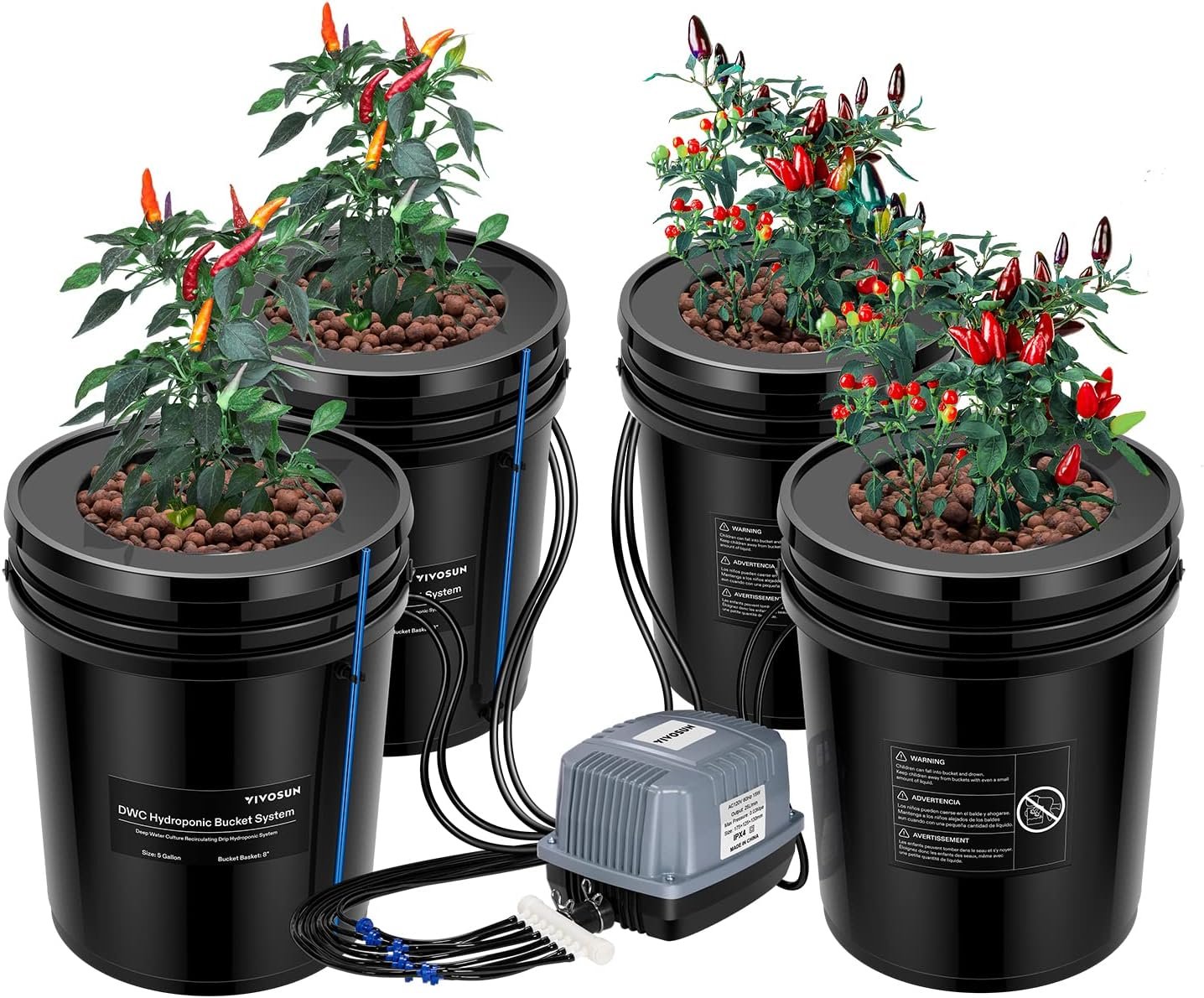 vivosun dwc hydroponics grow system review